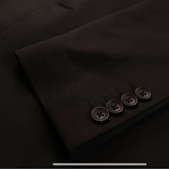 New! Haggar mens midnight blue ultra slim suit coat - Picture 4 of 5